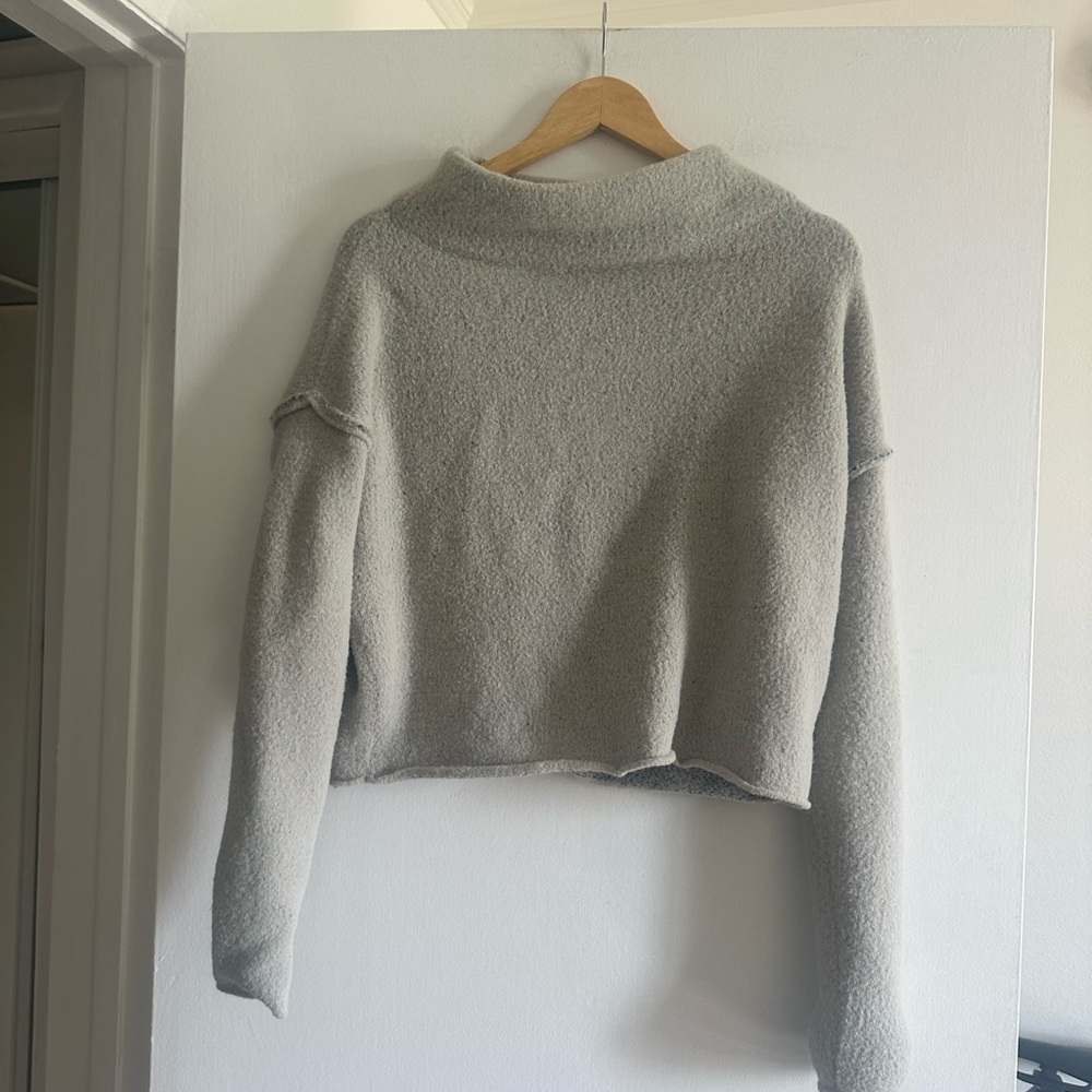 Free People San Vicente Sweater in Gray size XS EUC - Picture 6 of 13